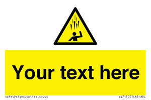 Custom Falling Ice sign